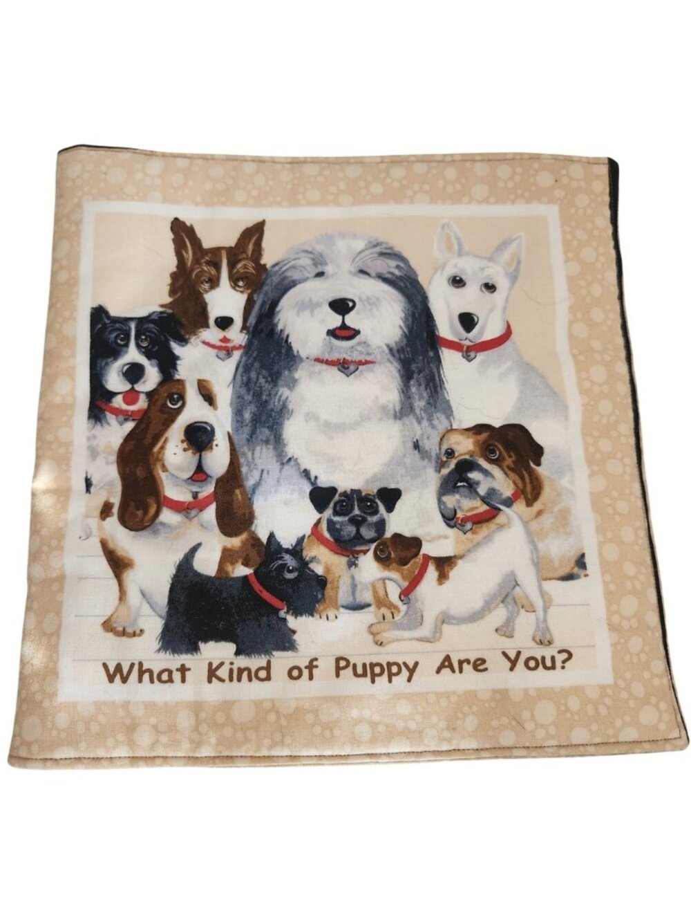 Avlyn What Kind of Puppy Are You Fabric Book Michele Wojcicki‎ Humane Society